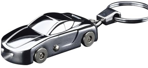 Forme de Voiture électrique USB Porte - clés Briquet Rechargeable USB pour Hommes (White)