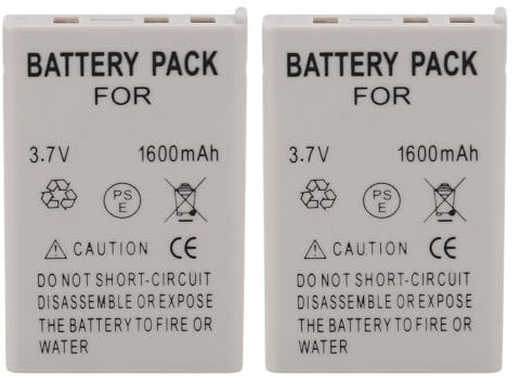 2 Pcs EN EL5 Camera Battery for CoolPix, 600mAh Lithium Ion Camera Battery Replacement Digital SLR Camera Batteries for Nikon CoolPix 3700 4200 5200 P3 P4 P80 P100 P500