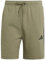 adidas Herren Essential Three Stripes French Terry Short, Olive strata/Black, S