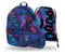Baagl Schulrucksack Set Mädchen 3 Teilig, Schultasche für Grundschule Volksschule, Grundschule Ranzen mit Brustgurt, Ergonomischer Schulranzen (Palm)