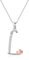 Mesovor Initiale Kette Silber 925 für Damen Mädchen, 100% Sterling-Silber-Buchstaben-Halskette mit Zirkonia, Schmuck, Geschenke für Familie, Mutter, Schwester, Ehefrau (Buchstabe-L)