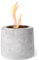 Tisch-Feuerstelle – Beton Tisch-Feuerstelle Dekorationen Mini Alkohol Kamin Indoor Outdoor Dekor Tragbar Kleine Smores Maker für Garten Terrasse Balkon Hochzeit Einweihungsfeier Geburtstag Geschenke