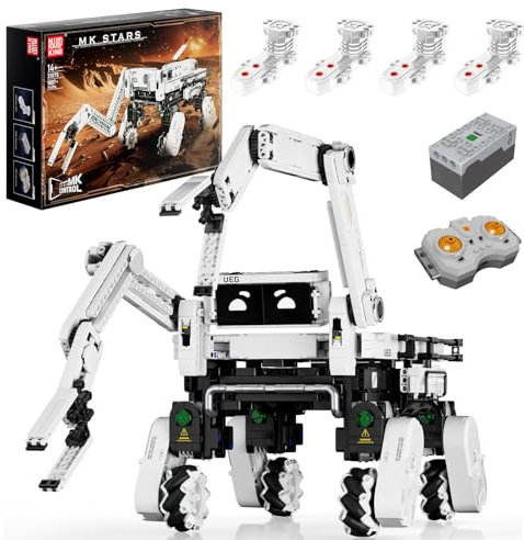 Mould King 21075 Technique Blocs de serrage Robot télécommandé Chien mécanique D-307A Blocs de construction programmables Modèle Cadeau pour adultes et adolescents (1887 pièces)