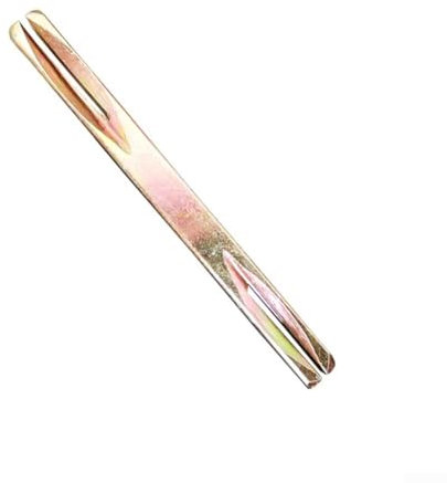 Tür-Vierkantspindel, 85–130 mm, quadratische Spindel, 8 mm, verzinkter Tür-/Fenstergriff, Eisen-Vierkantstift für Türbeschläge (105 mm)