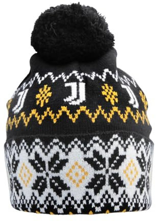 JUVENTUS 133477 Juve Bonnet, Noir, Taille Unique Mixte