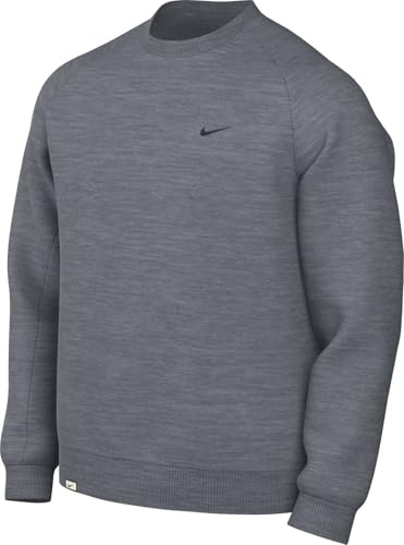 NIKE Primary Vielseitiges Dri-Fit Uv-Rundhalsshirt Für Herren, Cool Grey/Htr/Cool Grey, FZ0971-065, XL