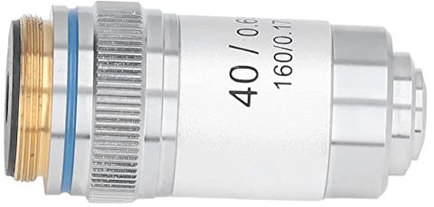 Achromatisches Mikroskopobjektiv für Biologische Mikroskope, 40 -Fach Hohe Vergrößerungsobjektivlinse, 20,2 Mm Grenzfläche Standard -RMS -Silbermikroskoplinsen, 40/0,65