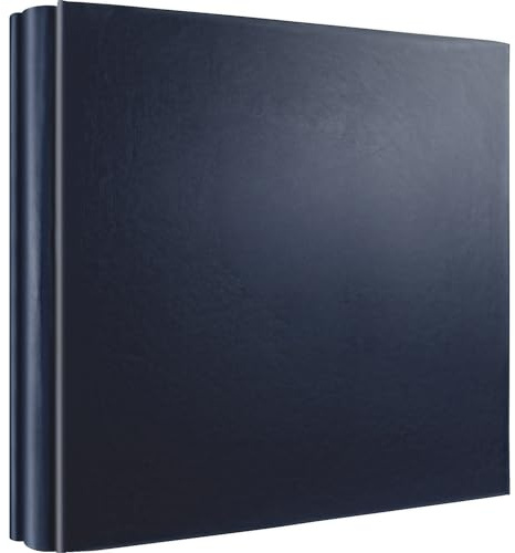 Rdylymx Blue Photo Album 6x4 600 Pockets Photo, Extra Large Capacity | Family Wedding Picture Albums Holds 600 Horizontal and Vertical Photos Acid-free Slip-in Pockets Blue