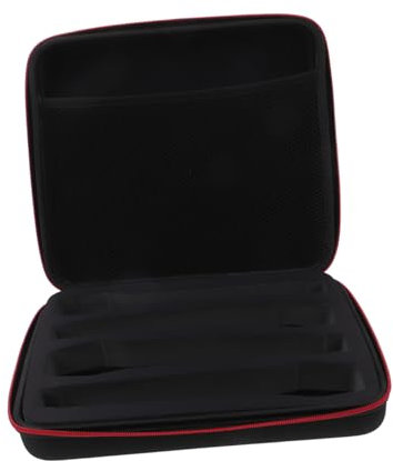 UPKOCH Mikrofonbeutel Tasche Mikrofon Aufbewahrungsbox Tragenfall Aufbewahrungskoffer Für Handmikrofone Dame Mikrofon Fall Faltbar Fitnessstudio Leicht Stoff Schwarz