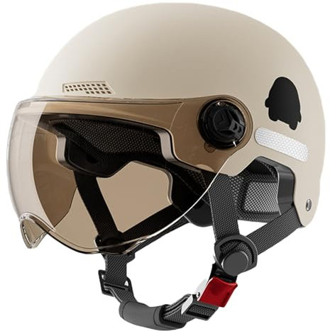 Casco Monopattino Elettrico Adulti, Casco Bici Con Visiera,mezzo Da Bici, Per Scooter Elettrico Per Adulti, Bicicletta,Equipaggiamento Protettivo Per Pattinaggio