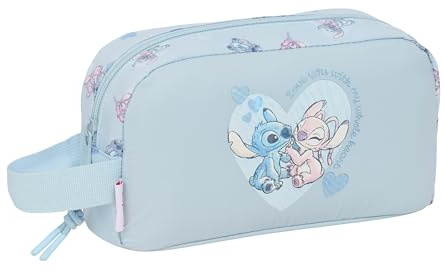 STITCH - Porta Desayunos Térmico, Termo, Portatodo, Calidad y Máxima Resistencia, Porta Comida, Recreo, 21.5x6.5x12 cm
