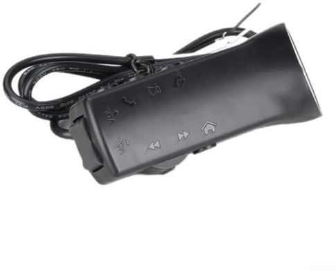 Auto Lenkradfernbedienung Multifunktions Audio GPS DVD Navigation Controller mit SWC Kabel und Taste Lernen Schwarz
