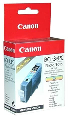 Canon 4483A002 BCI-3EPC Tintenpatrone foto cyan Standardkapazität 13ml 300 Seiten 1er-Pack