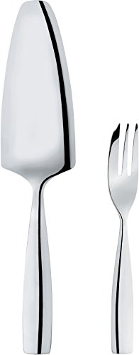 Alessi MW03S13 Dressed Forchetta da Dolce, Pala per Torta, Acciaio Inossidabile 18/10