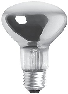 10 x R63 Spot Reflector Lamp 42W = 60W Equivalent ES E27 Edison Screw Cap Clear Low Energy Saving Halogen