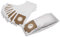 vhbw 10x sacchetto compatibile con AEG/Electrolux ZS 200 Energica, ZS 201 Energica aspirapolvere - in microfibra, 17, 28cm x 11cm, bianco