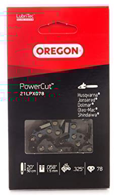 Oregon Type 21 LPX, 78 maglie di trasmissione - Super 20 catena a scalpello .325 1