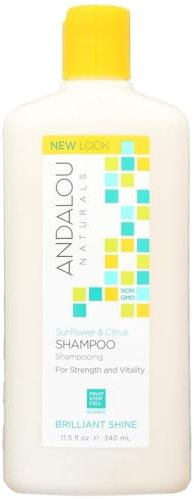 Andalou Naturals Shampoo, Shine, Sunflwr Citru, 11.5 Oz ( Multi-Pack)