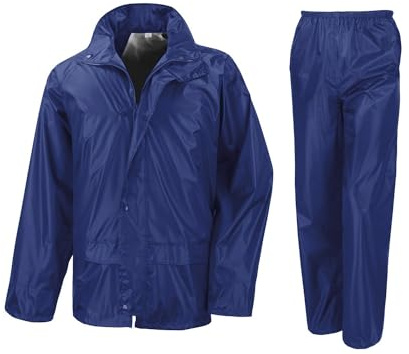 Result R225J Rain Suit - Royal, Medium/Size 7/8