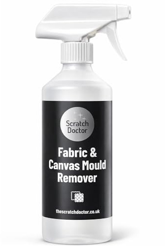 Fabric & Canvas Mould Remover Spray for Convertible Roofs, Outdoor Furniture, Tents & Upholstery Non Bleach Safe Formula (250ml)
