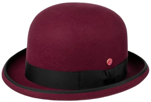 Mayser Viril Melone Hut Herrenhut Bowler Wollfilzhut Mit Ripsband