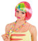 PARTY DISCOUNT Kette 80er Jahre, Neonfarben