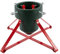 Harbour Housewares Support pour sapin de Noël classique - Vert/rouge - 7,6 cm - Support de sapin de Noël en métal de taille moyenne pour décoration de sapin de Noël pour 5,5 pieds de hauteur