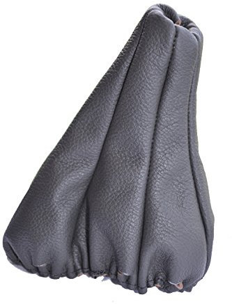 The Tuning-Shop Ltd Schaltmanschette aus grauem Leder