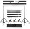 YISITONG Backdrop Stand Kit, 3m x 2m(9.8ft by 6.5ft) Photography Background Stand, Adjustable Height and Width Backdrop Stand Frame for Parties Photography Wedding Decoration