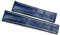 RIOS1931 20mm /18 Deutsch für Breitling Faltschließe Kalbsleder handgemacht Uhrenarmband Krokoprägung blau Marine
