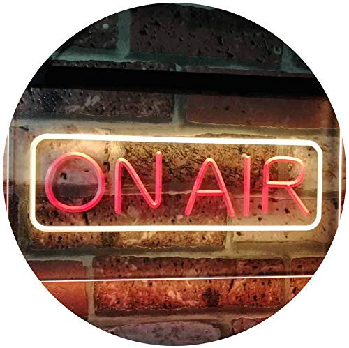 ADVPRO on Air Signal Recording Studio Room Decoration Dual Color LED Enseigne Lumineuse Neon Sign Rouge et Jaune 300 x 210mm st6s32-i2480-ry