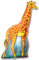 Ballonim® Giraffe ca. 80cm Luftballons Folienballon Party DekorationGeburtstag