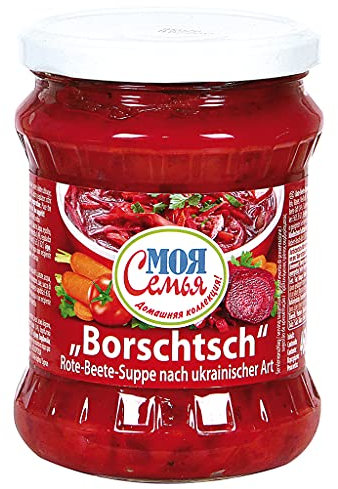 Borschtsch nach ukrainischer Art Rote-Beete-Suppe