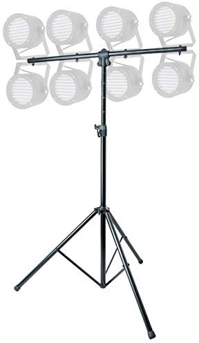 Duramex (TM) 9FT 3 Meter Tripod Stage Light Stand with 4FT (1.2M) T Bar for 8 Lights Black