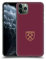 Head Case Designs Officially Licensed West Ham United FC Gold Logo Crest Hard Back Case Compatible With Apple iPhone 11 Pro Max