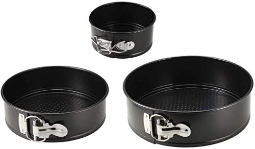 Utoolmart Rundes Backblech für Mikrowelle, Kochgeschirr, knusprige Teller, Bratpfanne, tiefer Schüssel, antihaftbeschichtet, mikrowellengeeignet, für Küche, Backblech, 1 Stück 3pcs-1set