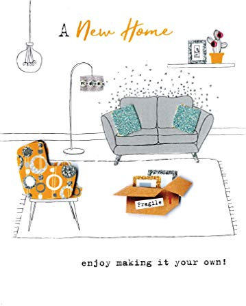 Second Nature IRS045 Grußkarte, MotivNew Home Enjoy Making It Your Own