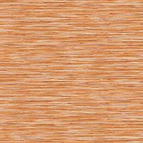Striped Material Effect Wallpaper Textured Vinyl Orange