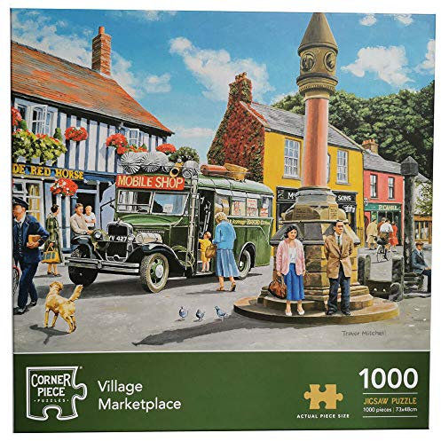 New Sealed Corner Piece Puzzles Jigsaw 1000 Pieces Premium Quality - Recall of the Beautiful Days by Bao.uk5 Local UK Seller (Village Marketplace)