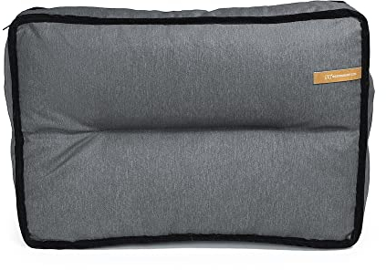 Rexproduct - Bergamo Palettenkissen I Eckkissen I Wasserfest und Waschbar I Kissen für Palettenmöbel I Anwendung im Freien I Langlebig I Universelles Design I 60x40x15 cm - Grau