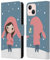 Head Case Designs Rosa Invierno Sudaderas Carcasa de Cuero Tipo Libro Compatible con Apple iPhone 13
