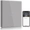 BSEED Smart ZigBee Interruptor de Luz,1 Gang 1 Vía Interruptor Inteligente Gris,Compatible con Alexa y Google Home, Control de APP y Función de Temporizador(Zigbee Gateway Hub Requerido)