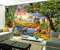 XAONUO Animal Papier Peint Mural 3D Vert Arbres Animaux 350X254Cm Papier Peint Intissé Trompe L'Oeil Tapisserie Photo Auto-Adhésif Poster Tableaux Muraux Décoration Murale