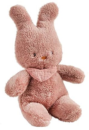 Nattou Doudou Lapin en Polyester, Compagnon de Route dès la Naissance, 33 cm, Vegan, Tipidou, Rose poudré