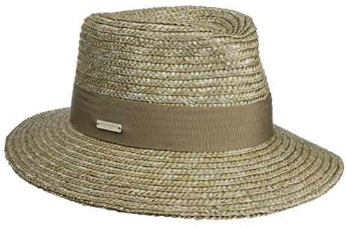 Seeberger Rileja Strohhut Sonnenhut Damenhut Bortenhut Sommerhut (One Size - helloliv)