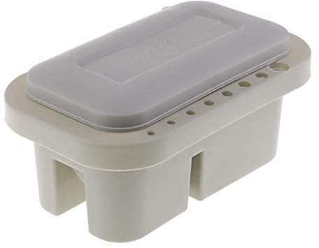 pistro Portable Water Tank Brush Basin Brush Tub Paint Brush Cleaner Washer Wit Lid