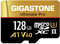 [5-Yrs Free Data Recovery] GIGASTONE 128GB Micro SD Card, Ultimate Pro, MicroSDXC Memory Card for Camera, R/W up to 280/100 MB/s, UHS-II U3 A1 V60 C10, with Adapter