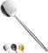 Bestdin Juego de 12 cucharas de sopa exquisitas de 20 cm, cucharadas de acero inoxidable para el hogar/restaurantes/fiestas, apto para lavavajillas