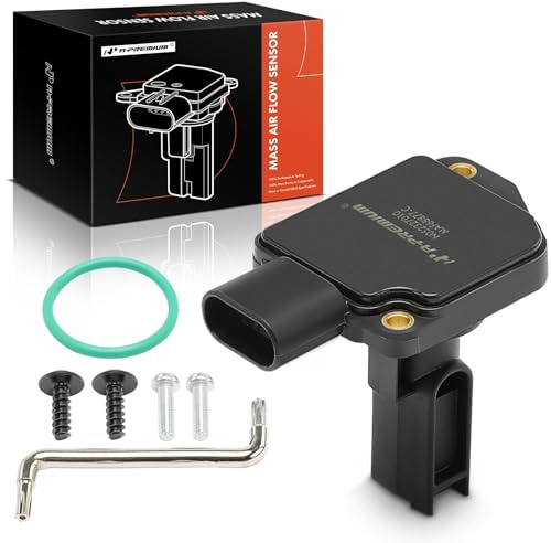 A-Premium Mass Air Flow Sensor [3 Pins] - W/O-Ring & Bolts - OHV 6Cyl 3.8L - Compatible with Chevy, Pontiac, Buick & Olds, Camaro, Impala, Regal, Firebird, LSS & More, Replace for# 12568877, 19112543