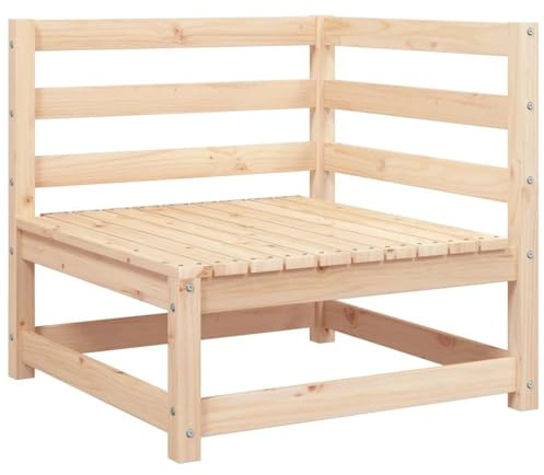 vidaXL Garten-Ecksofa 70x70x67 cm Massivholz Kiefer